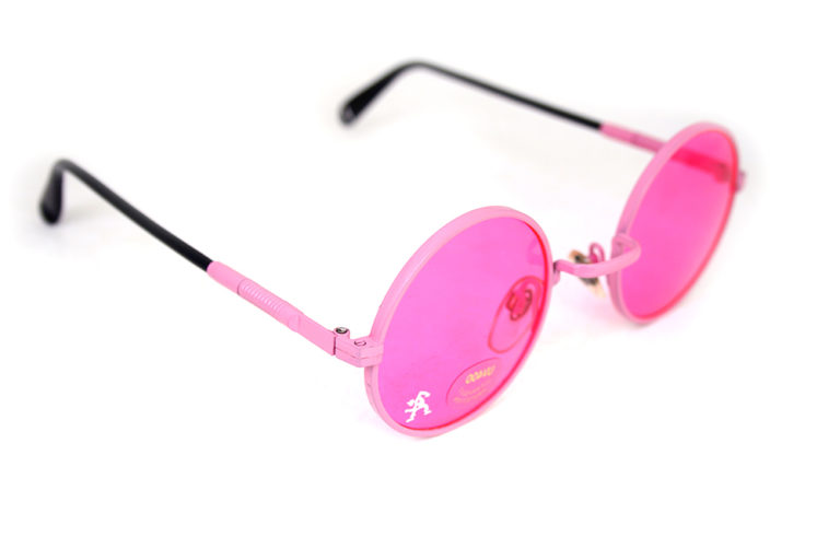 Barbie pink round sunglasses vintage Hi Tek Alexander HJL9 - Image 2