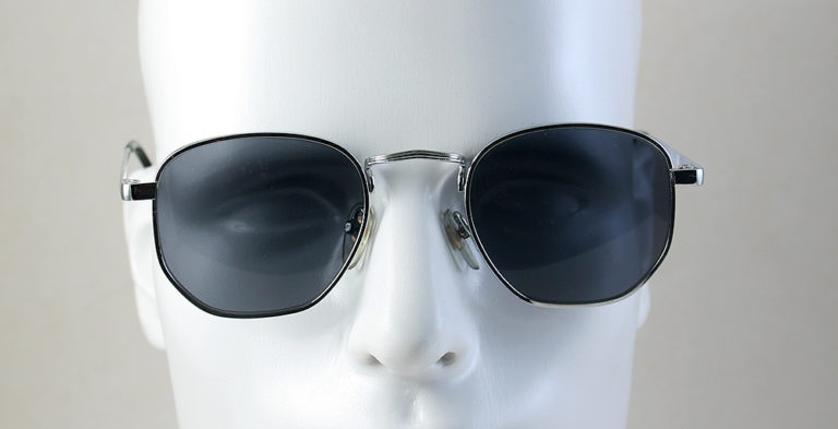 silver aviator sunglasses for men Hi Tek model 3888