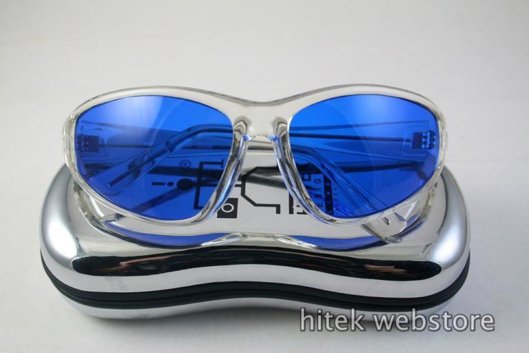 clear goggles sunglasses blue lens Hi Tek