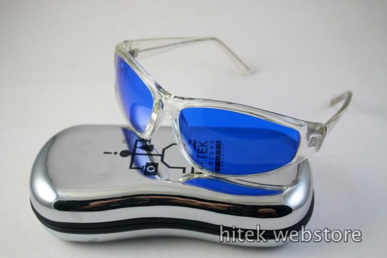 clear goggles sunglasses blue lens Hi Tek - Image 2