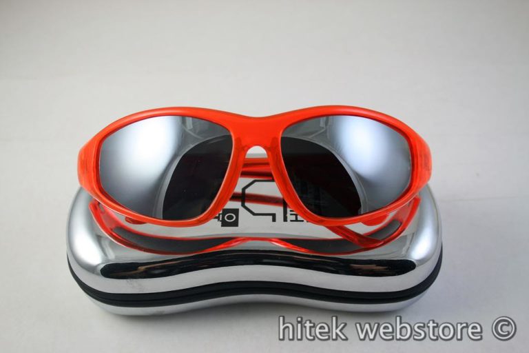 neon red goggles sunglasses mirror lens Hi Tek - Image 4