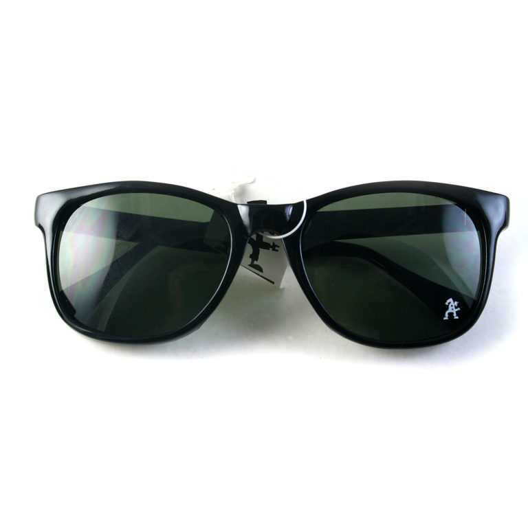 Retro Square black sunglasses lens color option 1990s Wayfarer style HT-92112 - Image 7