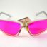 pink lens goggle sunglasses