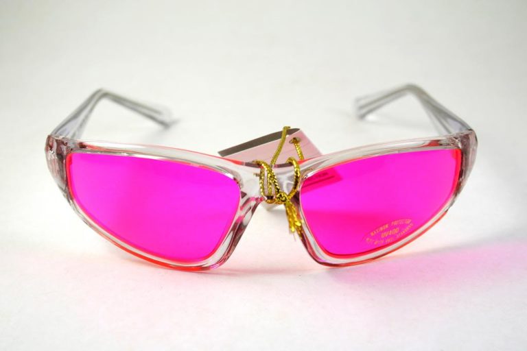 pink lens goggle sunglasses