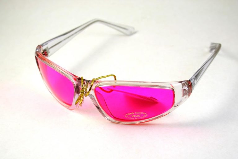 pink lens goggle sunglasses