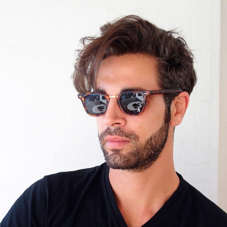 square retro sunglasses