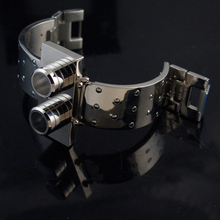 wrist watch Futuristic Goth Steampunk Cyberpunk vintage Hi Tek Alexander - Image 3