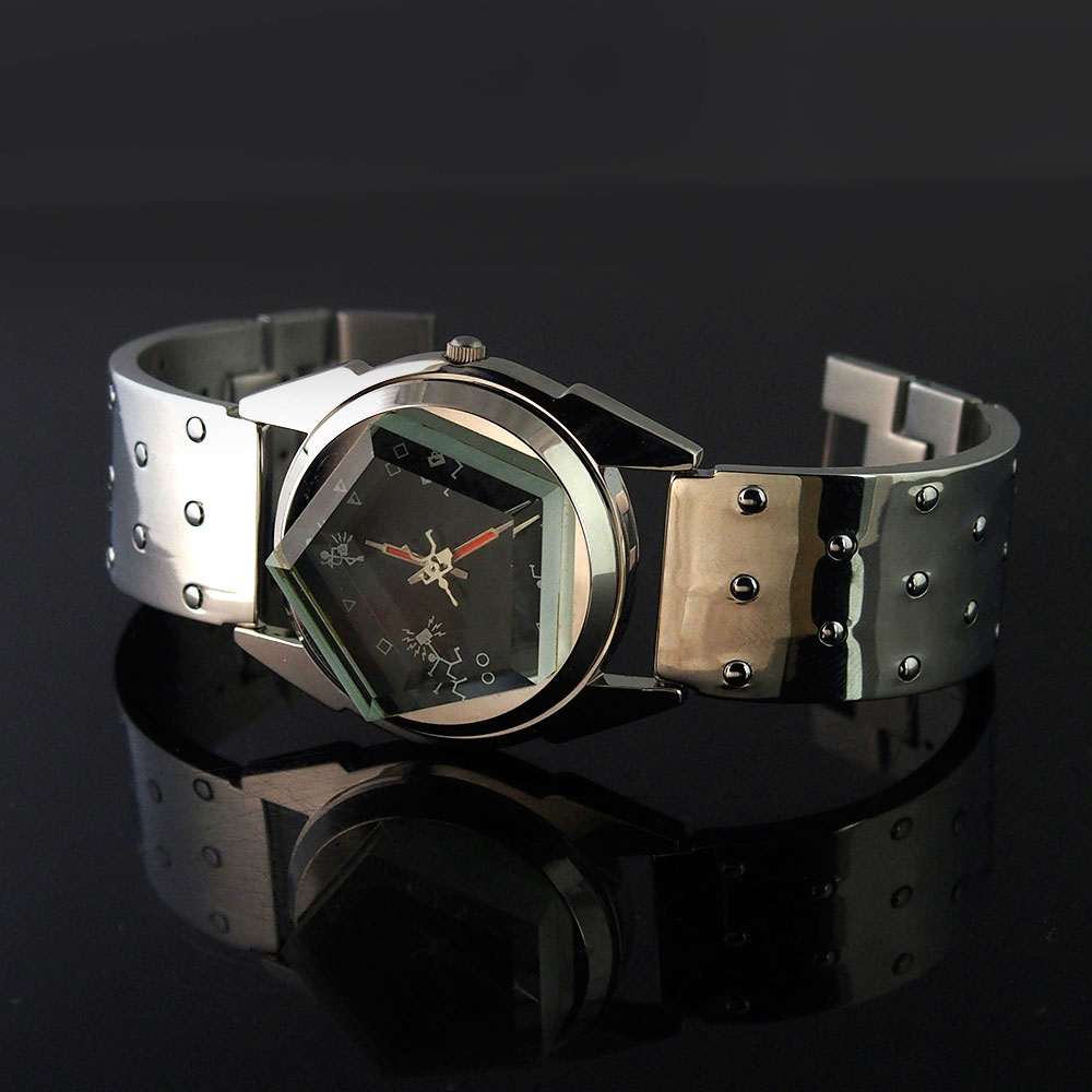 vintage unsex wrist watch Hi Tek London Alexander Cyber Goth style unusual gift for her Jewellery Watches Wrist Watches Unisex Wrist Watches 