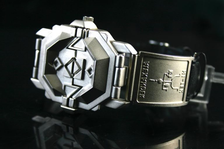 vintage post modern wrist watch Hi Tek Alexander