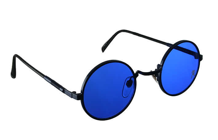 Blue sunglasses. Черные очки Базилио. Очки кота Базилио с синими стеклами. Леннон очки синие. Очки синие хиппи.