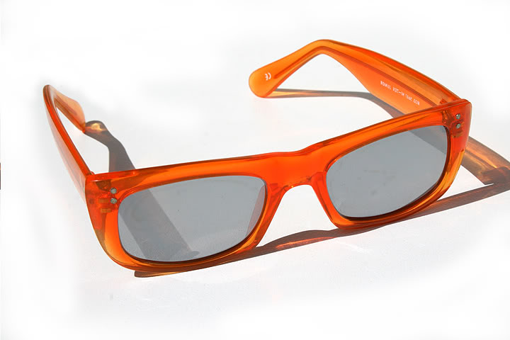 Kiki - Rectangle Orange Sunglasses For Women