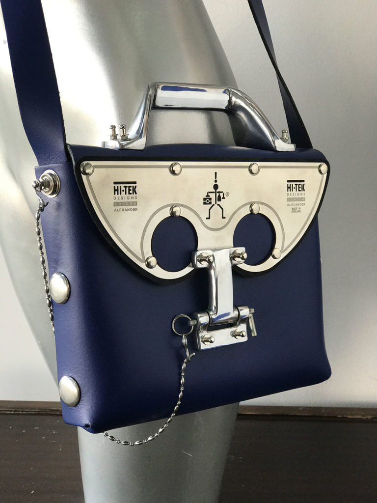 blue crossbody bag