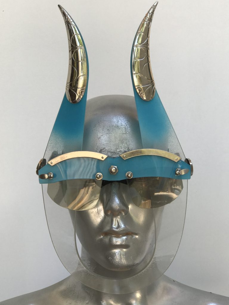 Mask with horns, styling , video shoot Burning Man Festival - Image 3