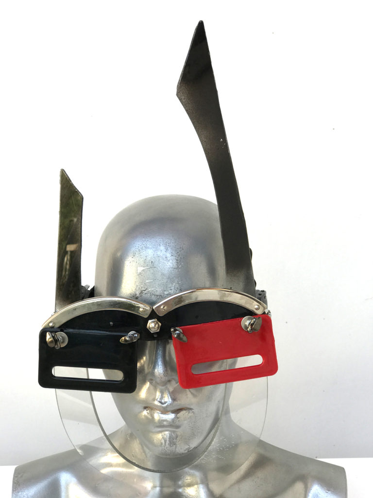handmade futuristic modern steampunk unusual eye wear mask Hi Tek