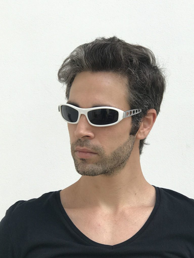 white sunglasses
