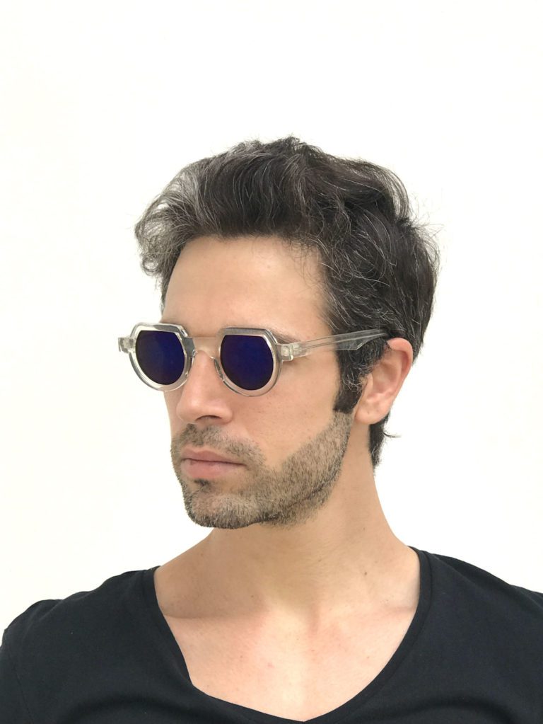 flat top round sunglasses