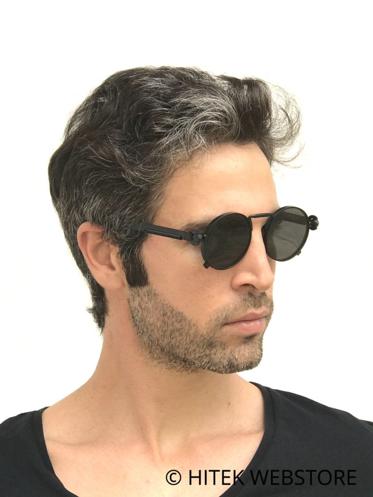 black metal sunglasses