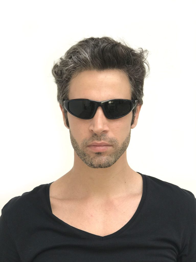 all black goggles sunglasses Hi Tek - Image 2