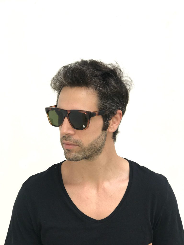 rectangle tortoise sunglasses flat top