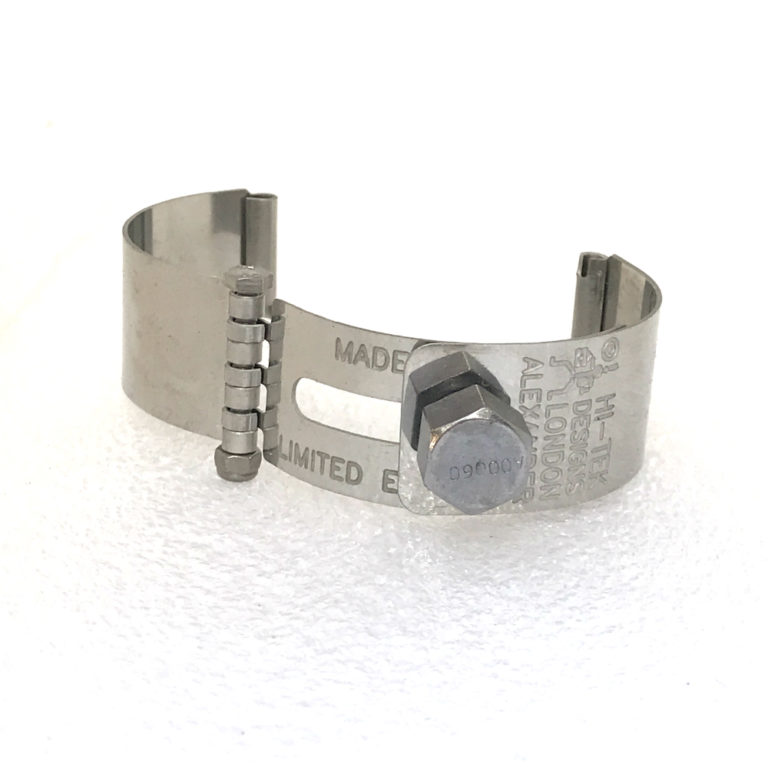 Ht Tek Alexander stainless steel watch strap unusual unique plain