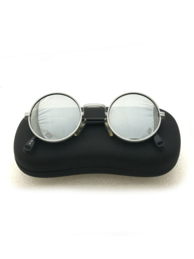 vintage round sunglasses with mirror lenses, perfect round sunglasses ...