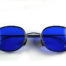 blue lens aviator sunglasses