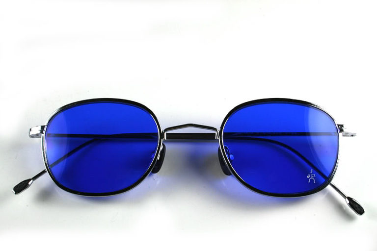 blue lens aviator sunglasses