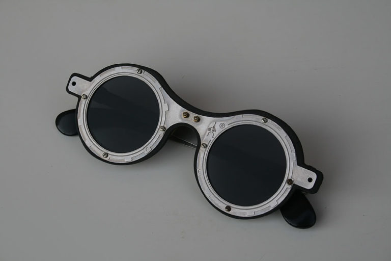Hi Tek round silver metal sunglasses cult-10 handmade unusual