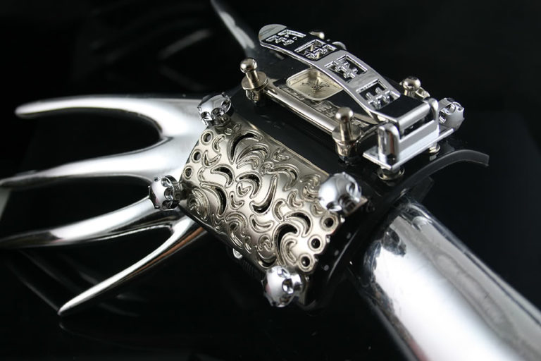 unusual design steampunk wrist watch cuff Hi Tek Alexander HTSTW038