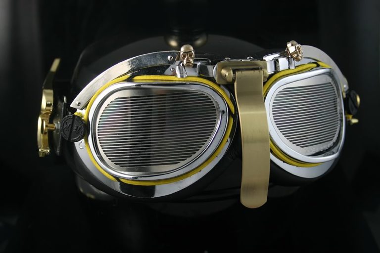 Hi Tek Steampunk goggles motorcycle aviator - Image 3