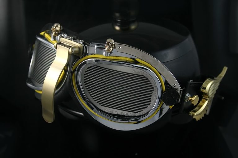 Hi Tek Steampunk goggles motorcycle aviator - Image 2