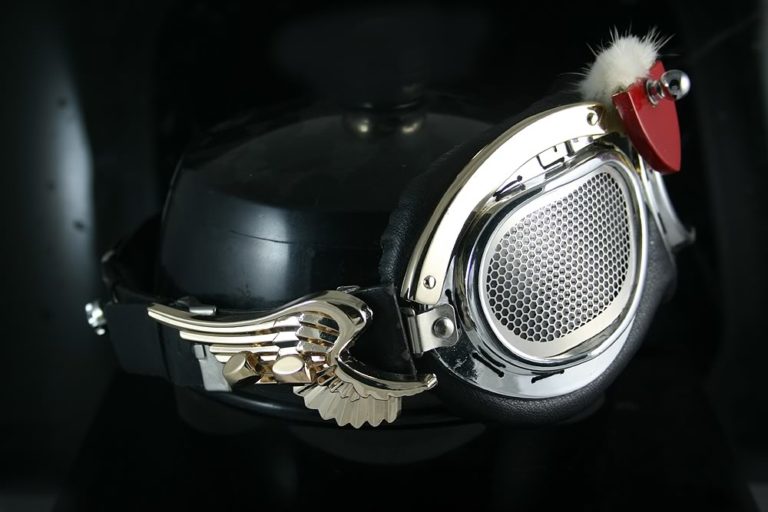 motorcycle aviator retro futuristic Steampunk Goggles mask Hi Tek - Image 3