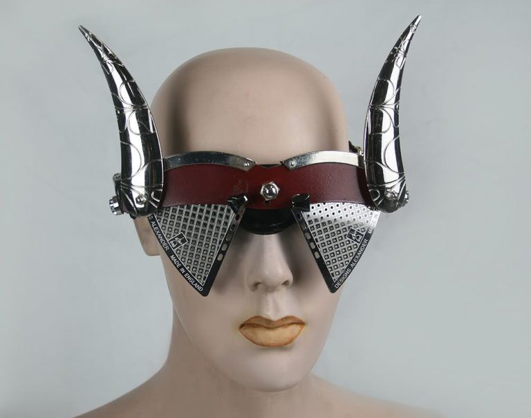 handmade futuristic modern steampunk unusual eye wear mask Hi Tek - Image 2
