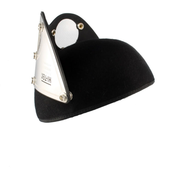 mask made of perforated stainless steel with hat HI TEK - Image 3