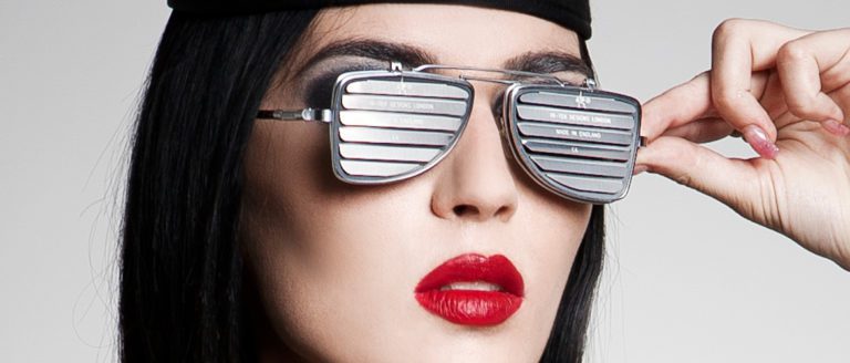 metal louver sunglasses