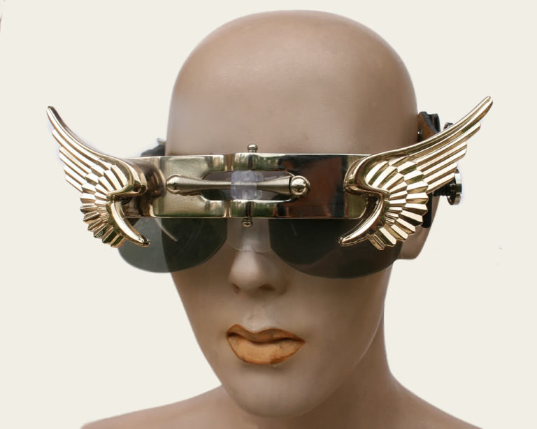 handmade futuristic modern steampunk gaga eye wear Hi Tek - Image 2
