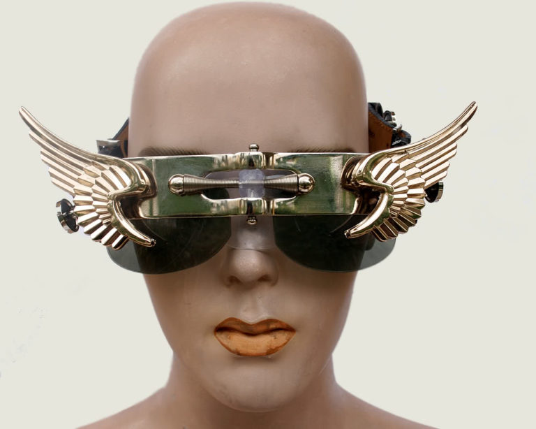 handmade futuristic modern steampunk gaga eye wear Hi Tek