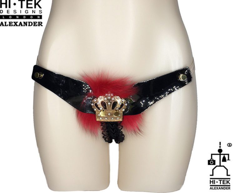 Hi Tek  women's cosplay dancewear unique steampunk  fetish gothic sci fi costume,cyberpunk,futuristic clothing underwear panties lingerie - Image 2