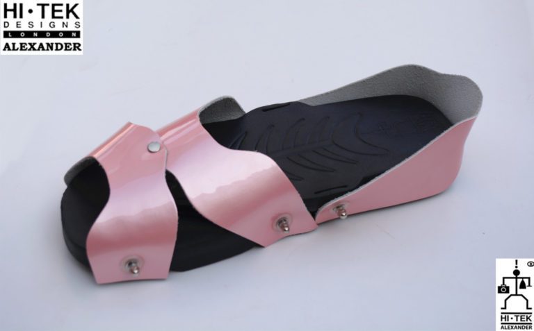Hi Tek Alexander goth unique unusual futurisitc handmade EVA unisex beach sandal - Image 2
