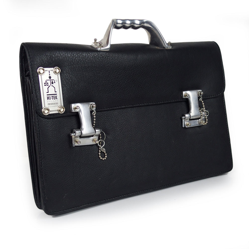 mini black briefcase