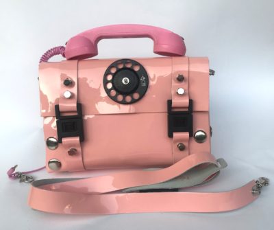 pink telephone bag