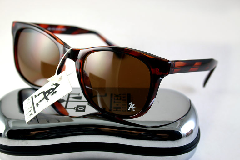 Retro Square tortoise sunglasses brown lens 1990s Wayfarer style HT-92112 - Image 2