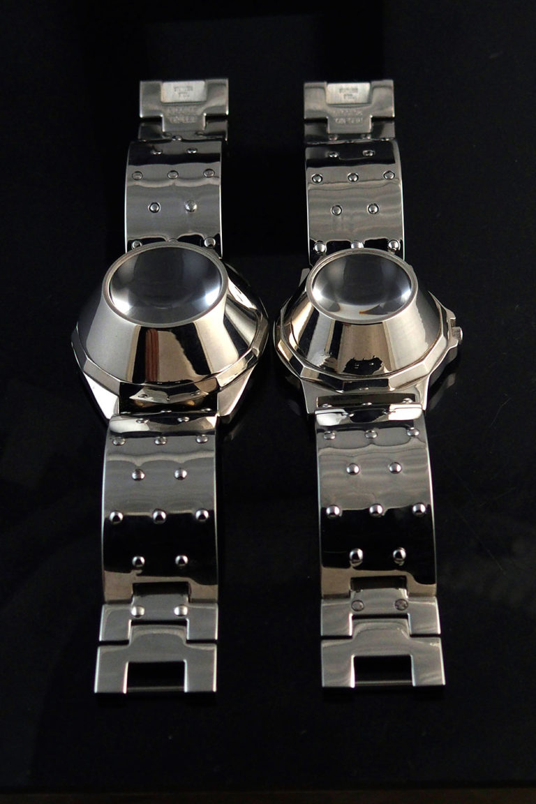 Unisex wrist watch Cyber Goth Cyber Punk style, Hi Tek Alexander vintage 1980s - 1990s era - Image 5