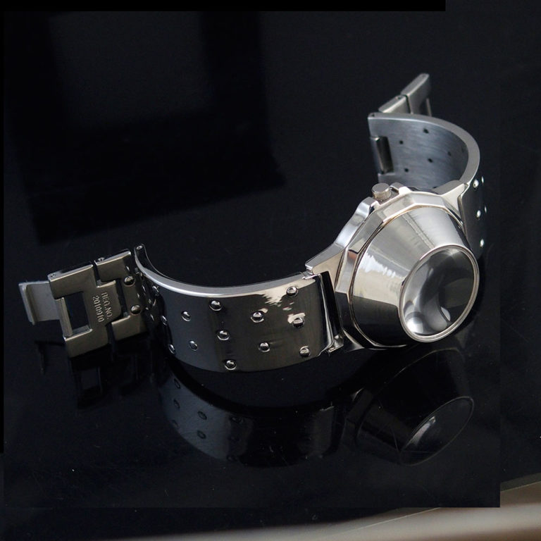 Unisex wrist watch Cyber Goth Cyber Punk style, Hi Tek Alexander vintage 1980s - 1990s era - Image 4