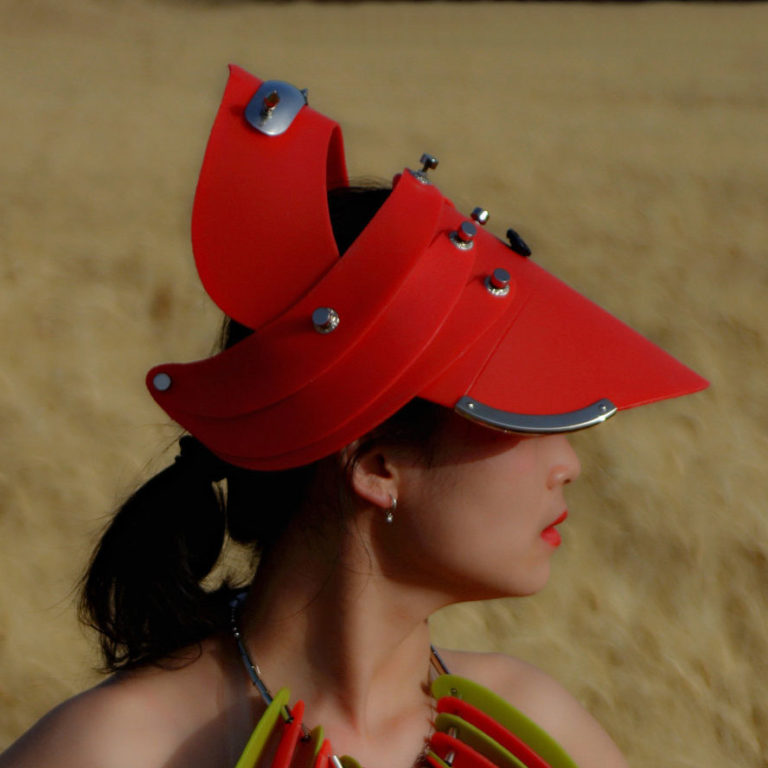 unusual head wear