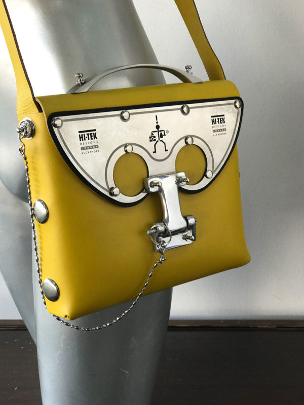 yellow leather crossbody bag