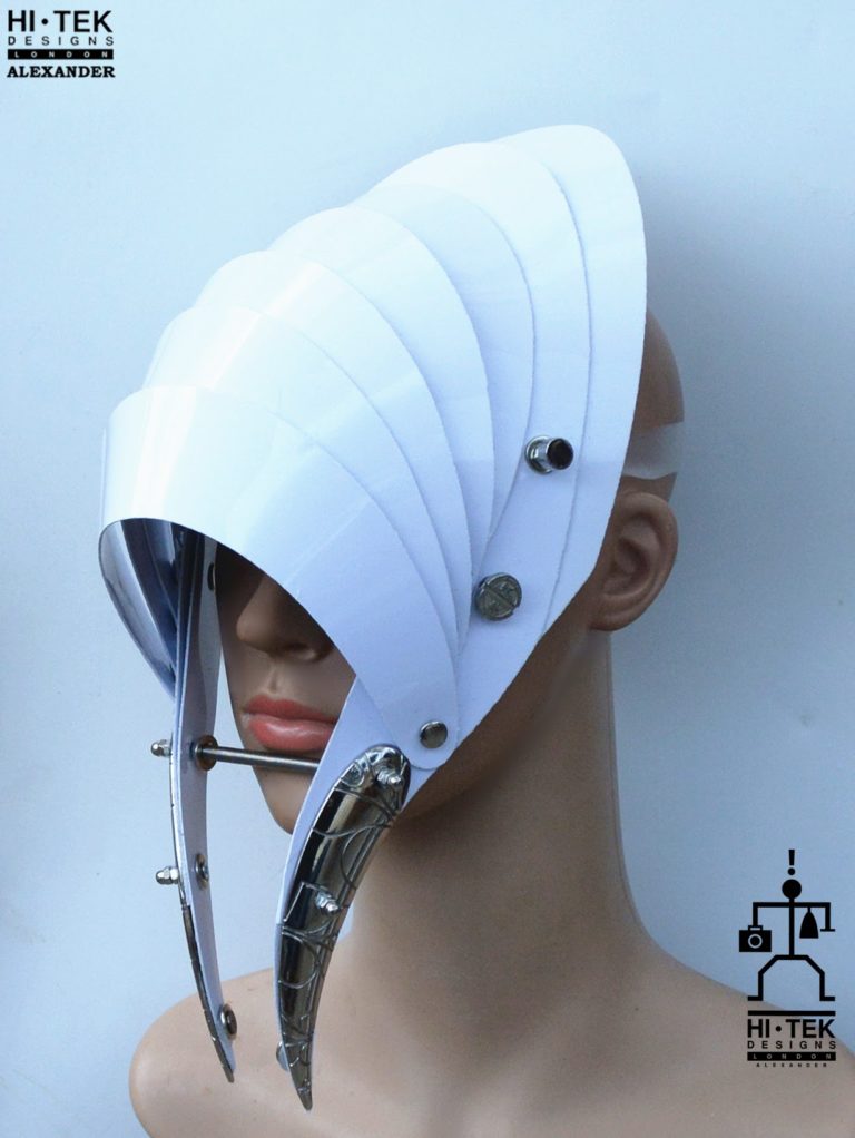 hat mask with horns
