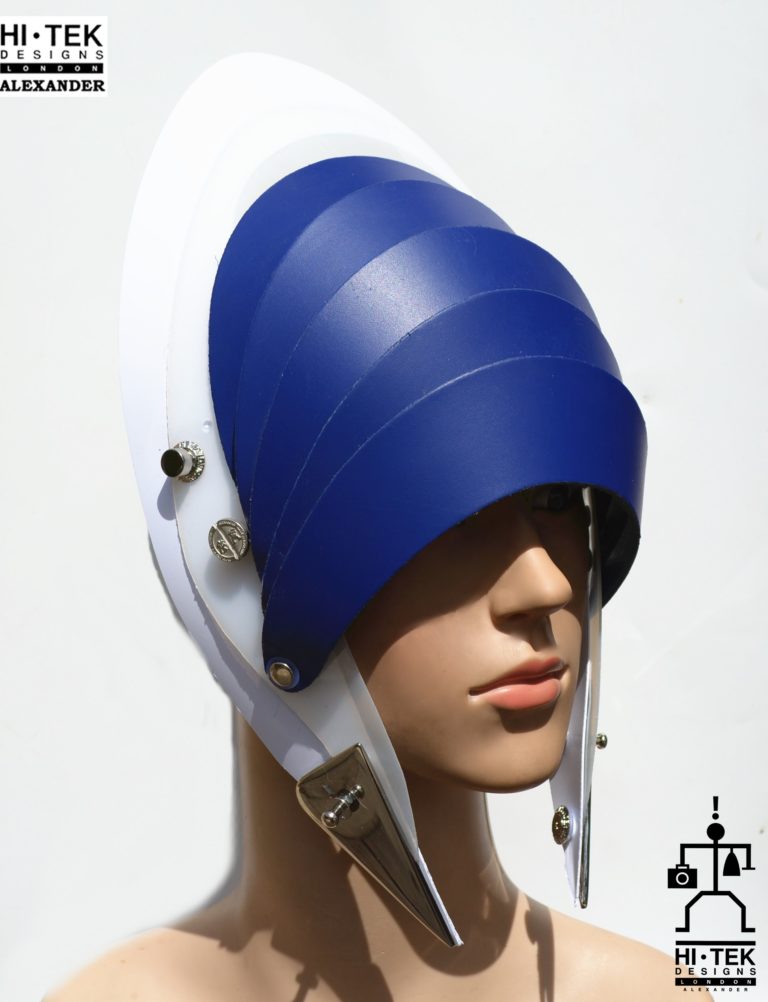 hat mask with horns
