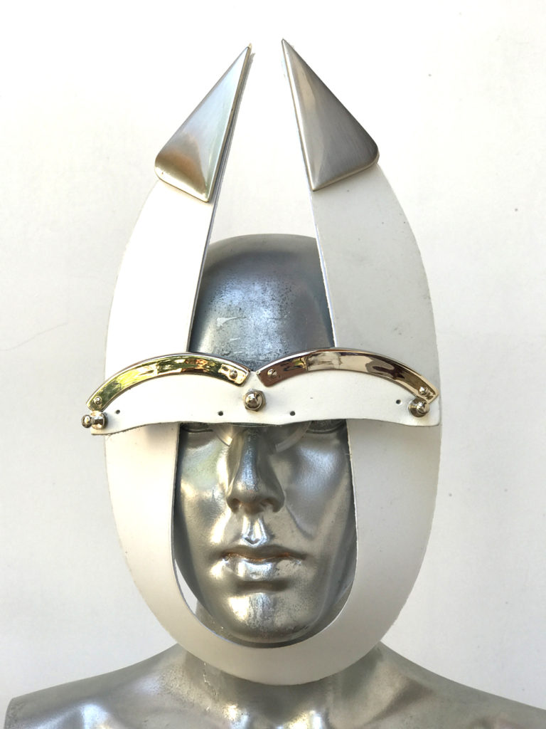 white mask with horns