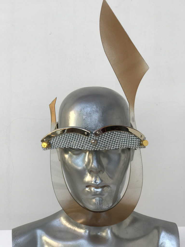gold mask with ears